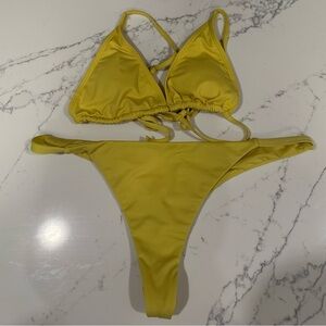 Billabong Vibrant Yellow Bikini Bottom